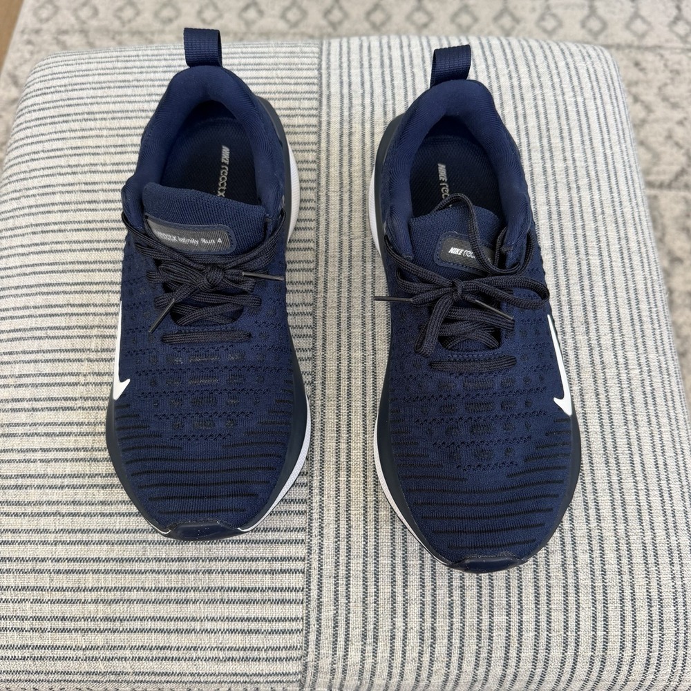 Nike ReactX Infinity Run 4 Midnight Navy/White Running-Training Size - 7.5 EUC